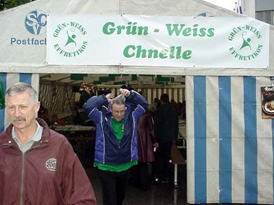 Hinaus in den Regen