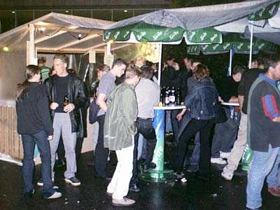 Barbetrieb - trotz Regen